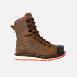 Bottes de travail Royer Ironbolt 8 pouces en brun, isolation thermique et protection maximale pour sécurité au travail