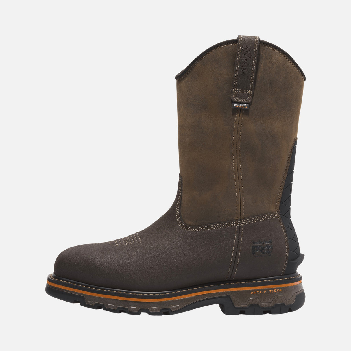 Bottes-travail-Timberland-A5U6Y-brun-côté-gauche