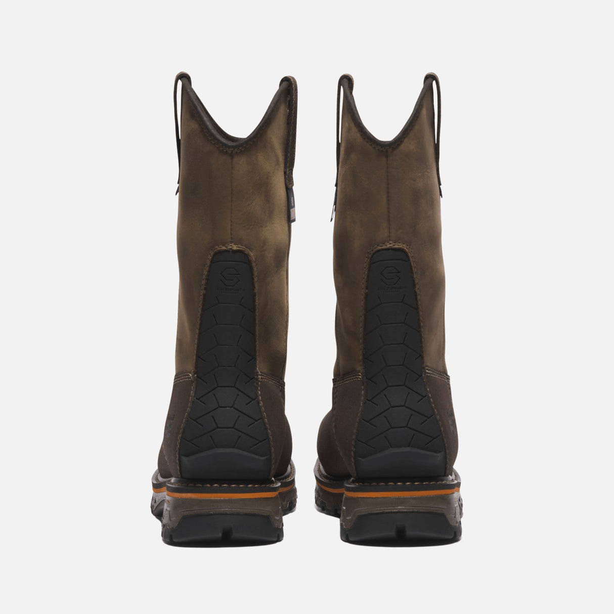 Bottes-travail-Timberland-A5U6Y-brun-derrière