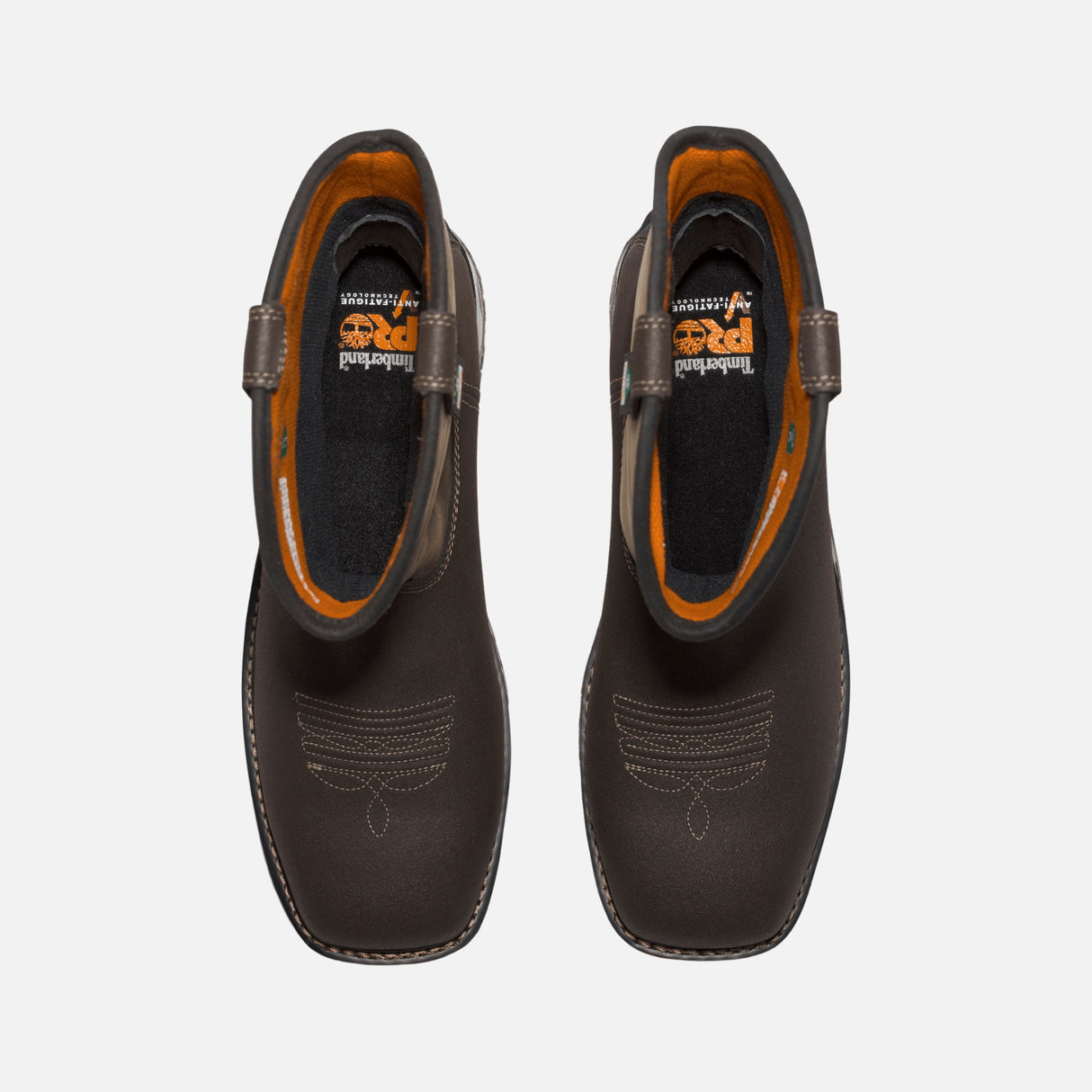 Bottes-travail-Timberland-A5U6Y-brun-dessus