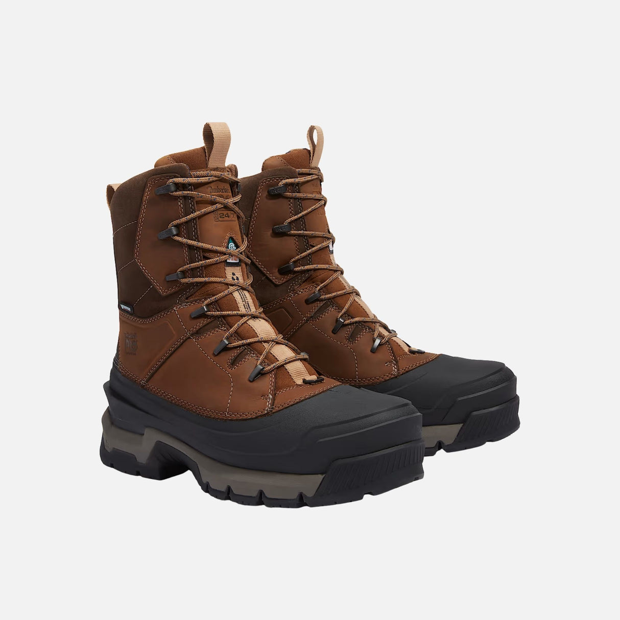 Bottes-travail-Timberland-A63PU-brun-paire