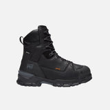 Bottes de travail imperméables Timberland Endurance EV, 8 pouces, protection métatarsienne et embout composite, noir.
