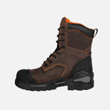 Bottes de travail STC Blade en brun, imperméables et durables, avec semelle robuste pour protection et confort au travail.
