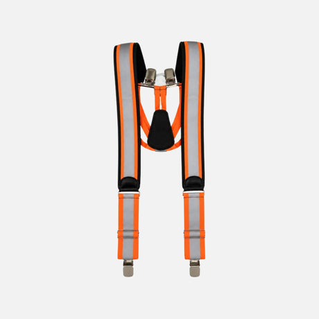Bretelles haute visibilité orange Camro, accessoires-ceintures, confort et soutien, avec boucles robustes et réglages ajustables.