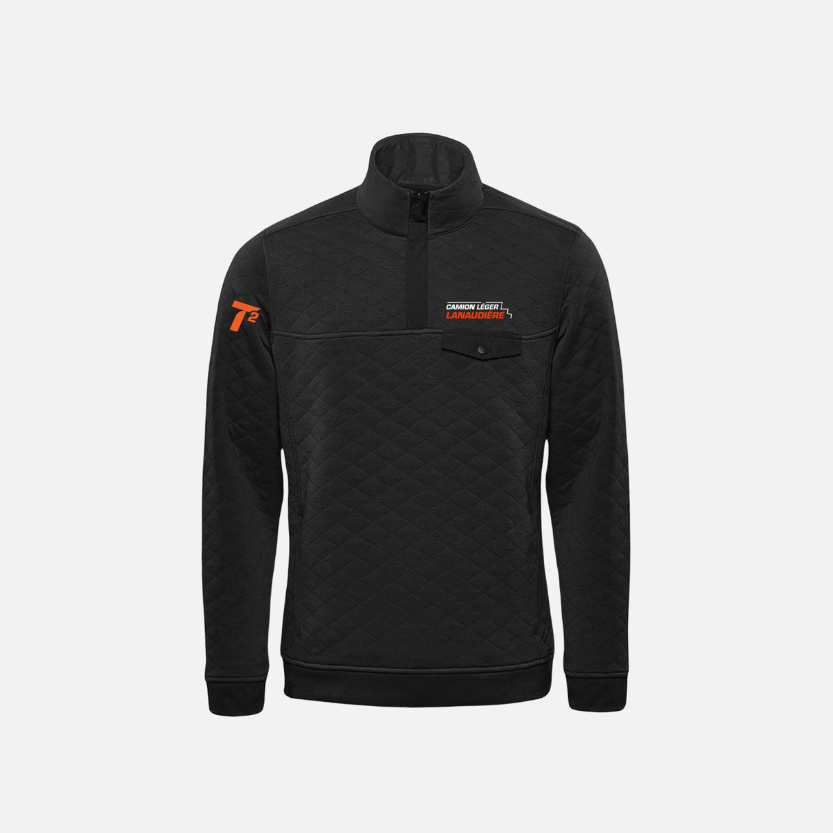 CLL-Chandail-quart-zip-homme-Stormtech-KXP1-noir-devant