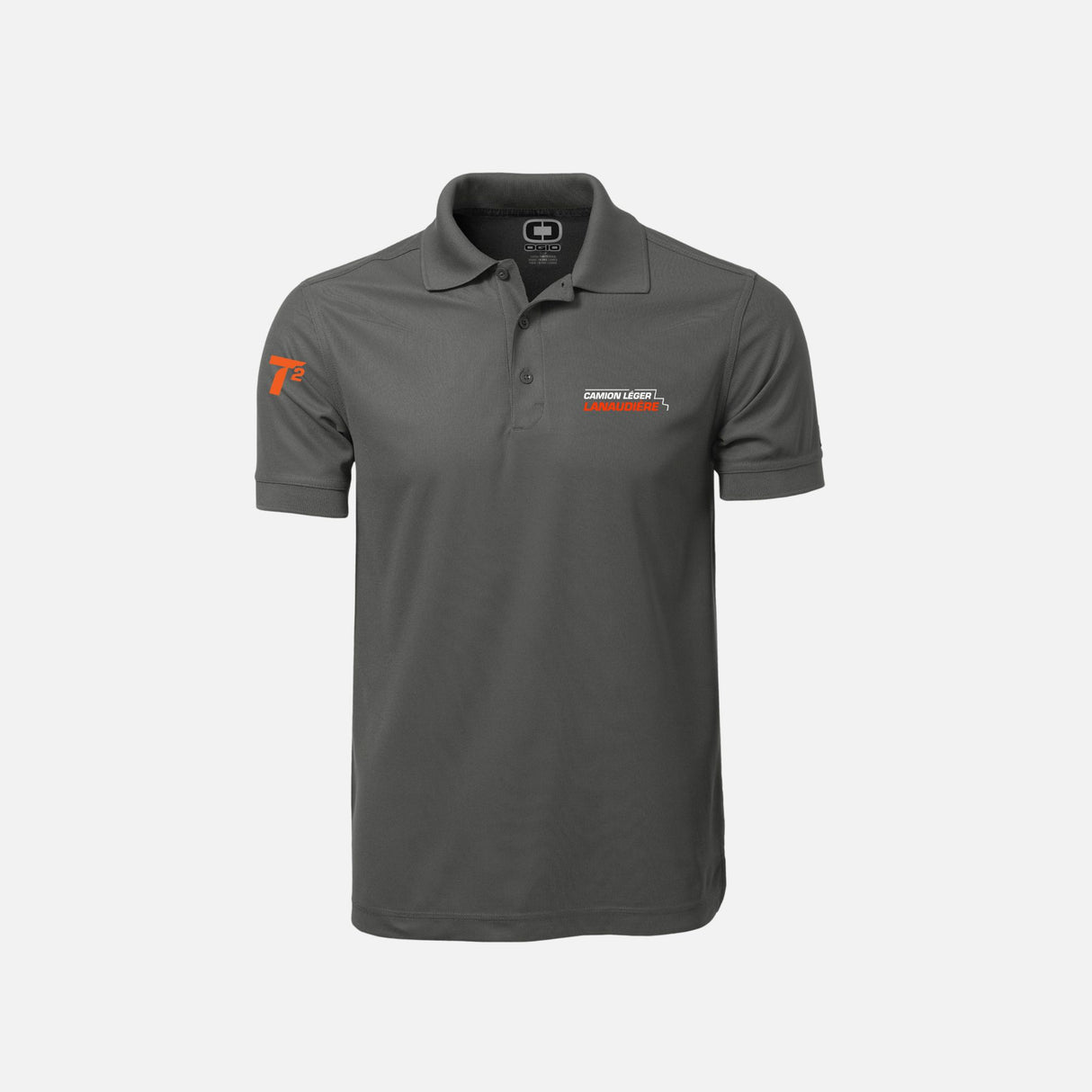 CLL-Polo-manches-courtes-Ogio-OG101-charbon-devant