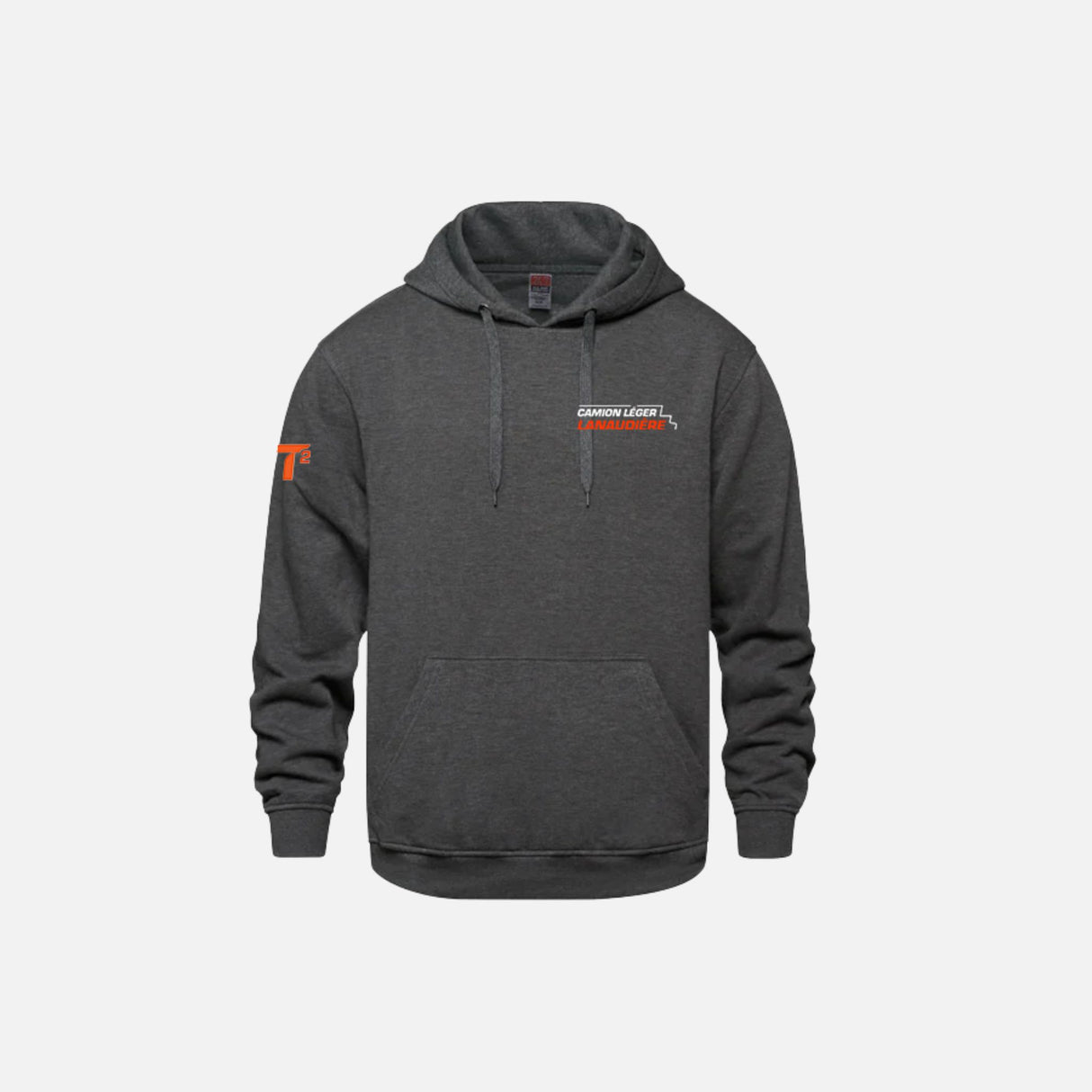 Sweat à capuche Vault TD de Canada Sportswear en molleton gris charbon, vêtement confortable avec capuche et logo discret.