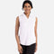 Camisole pour femme Cutter & Buck, modèle LCK00197, en coton blanc, vêtement de type chandail léger et élégant.