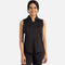Camisole pour femme Cutter&Buck, style polo, en noir, vêtement-chandails, tissu confortable, vue de face.