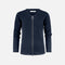 Gilet zippé en tricot pour homme James Harvest Ashland, bleu marine, veste légère et confortable.