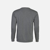 Cardigan homme gris James Harvest, vêtement veste élégant et confortable, porté sur un fond neutre.