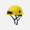 Casque de sécurité Milwaukee de couleur jaune, type 2 à bord complet, classe E, pour protection individuelle.