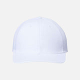 Casquette écoresponsable blanche de la marque Atlantis Headwear, style trucker, confort durable, accessoires-casquettes-corpo.