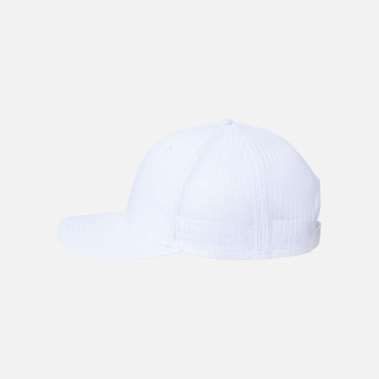 Casquette écoresponsable blanche Atlantis Headwear RETH, style trucker, confort durable, accessoire mode écologique pour homme et femme