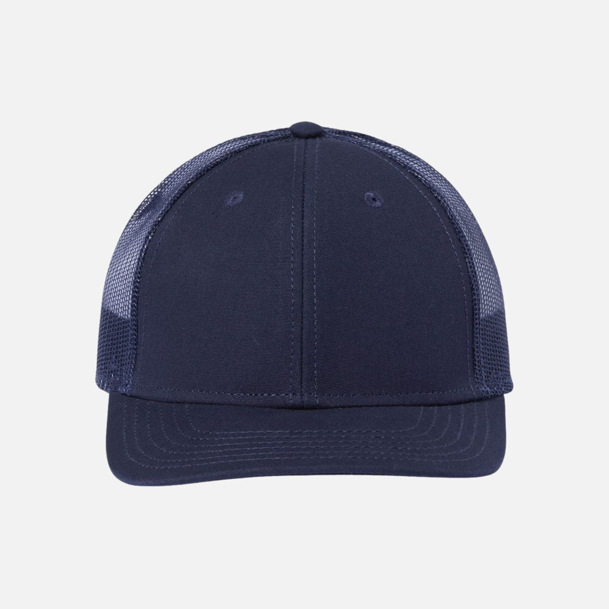 Casquette écoresponsable Atlantis Headwear RETH marine, style trucker, confort durable, accessoire mode pour hommes et femmes