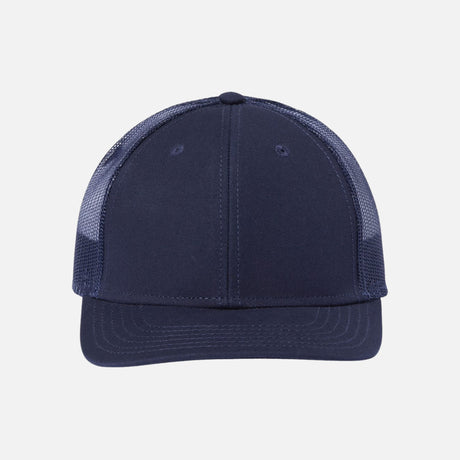 Casquette écoresponsable Atlantis Headwear RETH marine, style trucker, confort durable, accessoire mode pour hommes et femmes