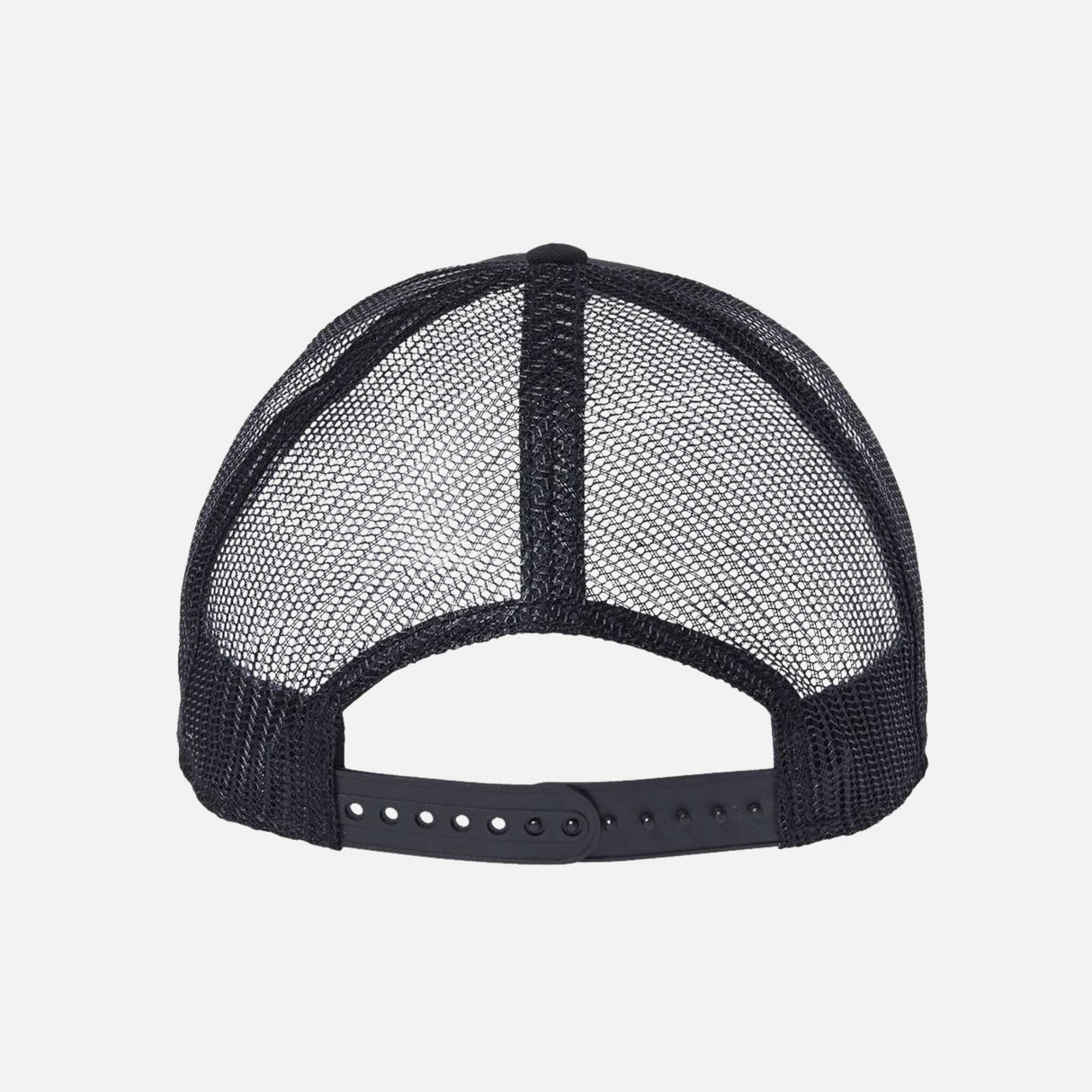 Casquette écologique noire Atlantis Headwear RETH, style trucker, en tissu durable, confort écologique pour accessoires de casquette.