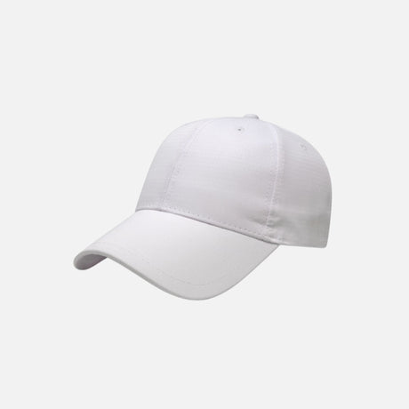 Casquette de sport blanche souple DML Creation, accessoire unisexe pour activité sportive ou casual.