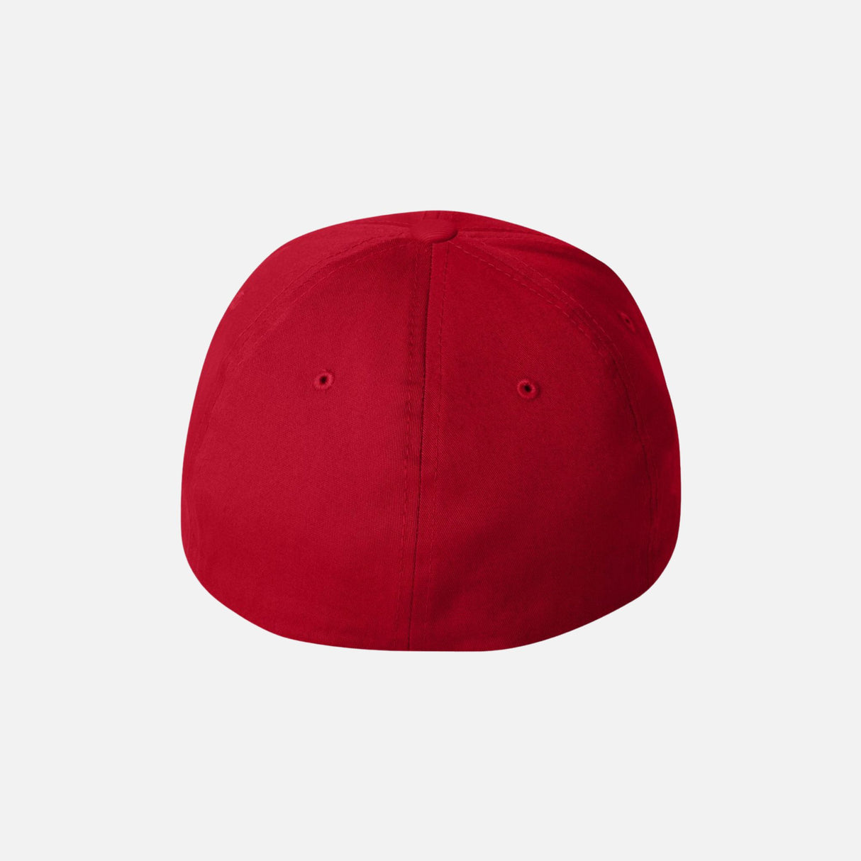 Casquette Flexfit 5001 à filet structurée six panneaux, rouge, accessoire pour le sport ou la mode.
