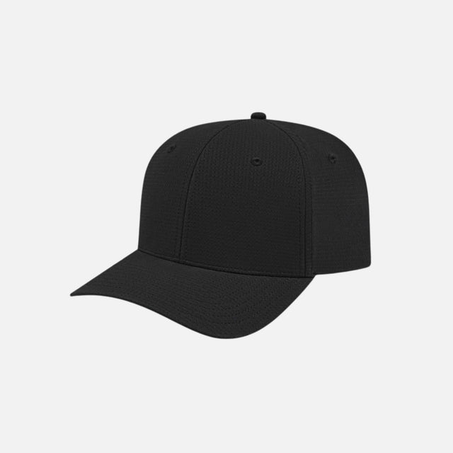 Casquette snapback noire DML Creation, léger et ventilée, conçue pour la performance et le confort.