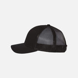 Casquette-mesh-Richardson-S_S-112Y-noir-côté
