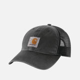 Casquette-toile-dos-en-maille-Carharrt-100286001-noir-devant