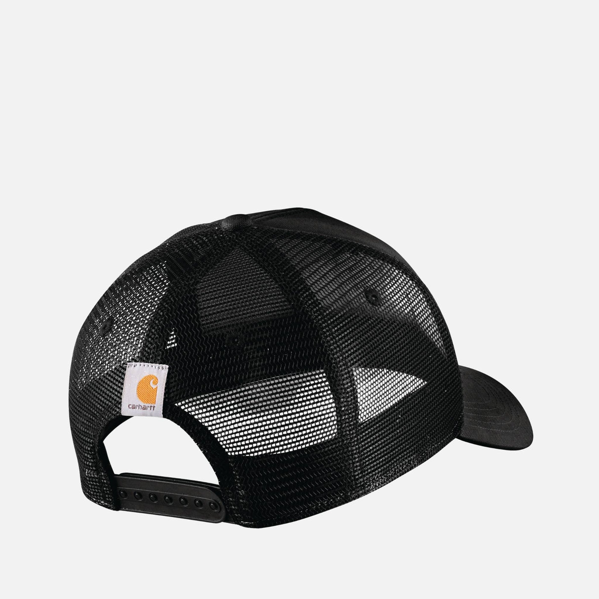 Casquette-toile-dos-en-maille-Carharrt-106738N04-noir-derrière