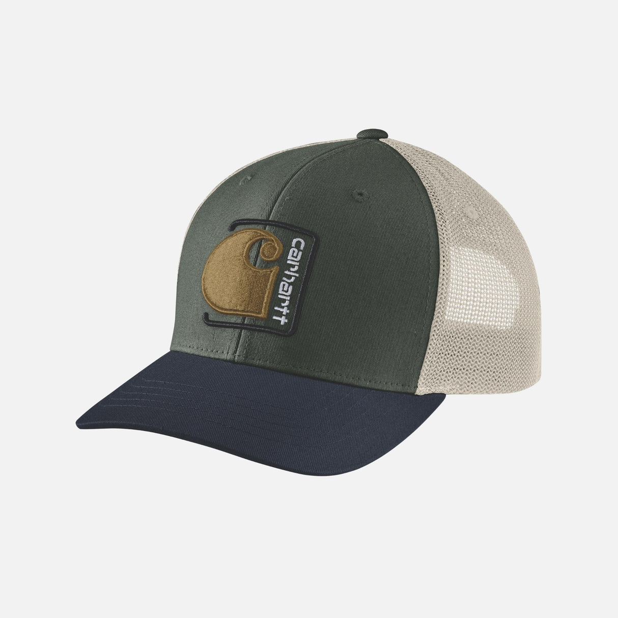 Casquette-toile-dos-en-maille-Carharrt-106742GI5-vert-devant