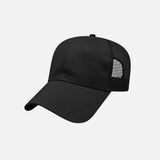 Casquette trucker noir DML Creation avec mesh, style classique et fermeture snapback, pour un look décontracté et ventilé.