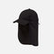 Casquette AJM International pleine couverture avec protège-nuque noire, accessoire pour protection solaire et confort.