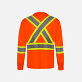 Chandail-HV-Beacon-CSW-S05948-orange-derrière