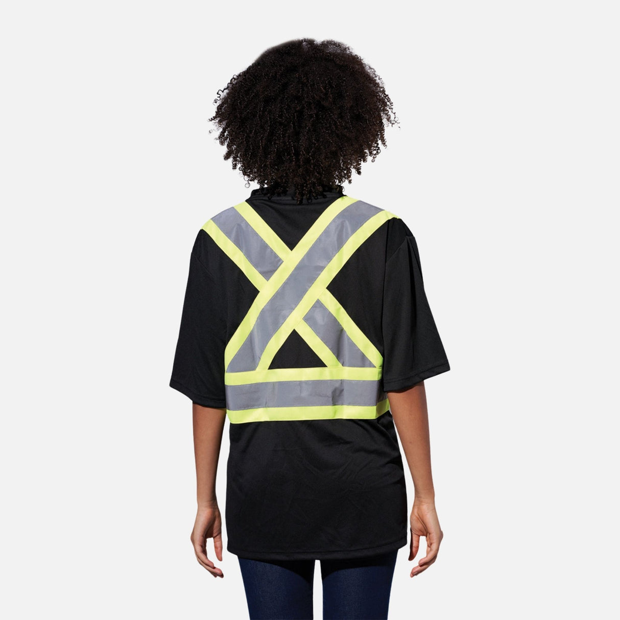 Chandail-HV-Primeguard-CSW-S05945-noir-derrière-mannequin