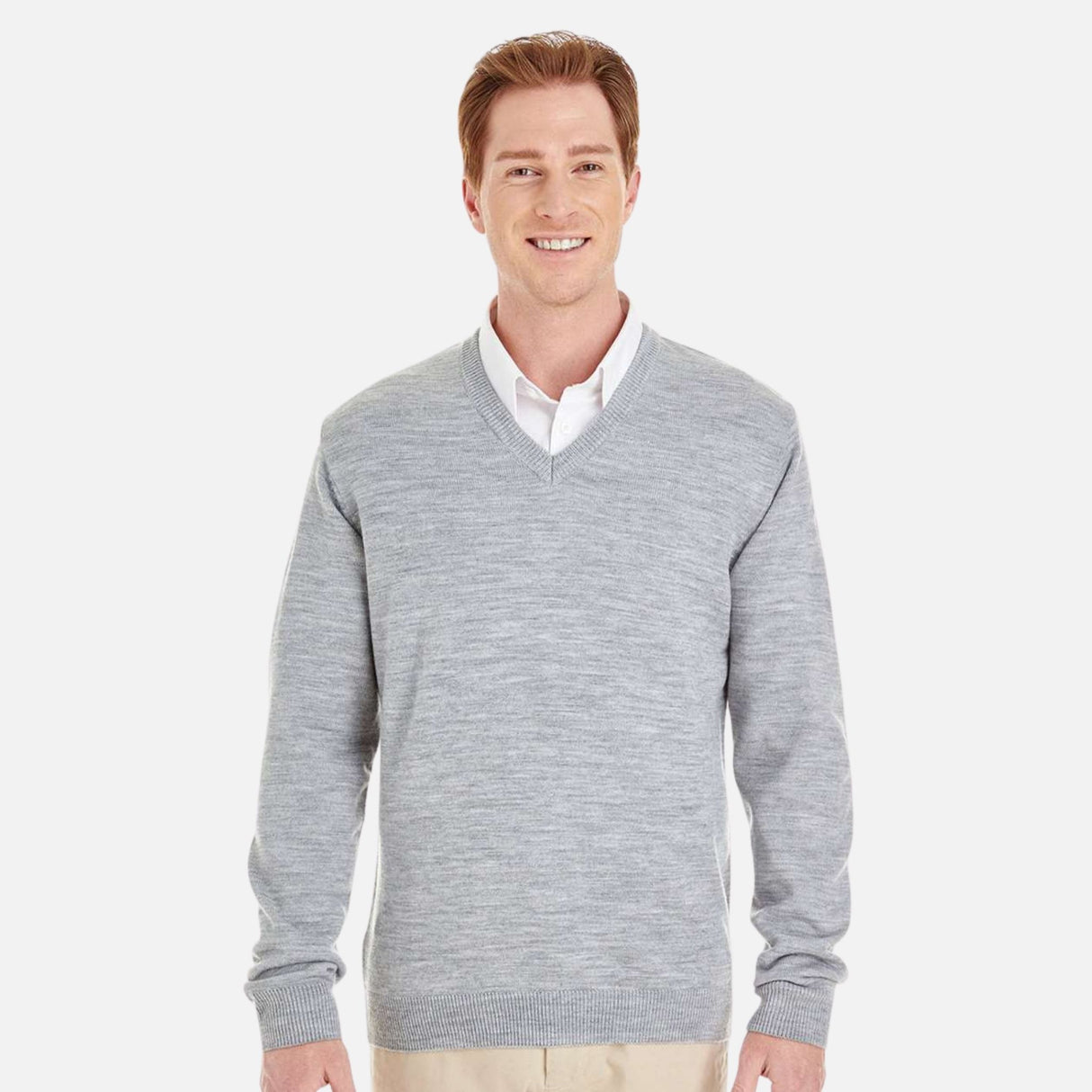 Chandail-ML-Harriton-S_S-M420-gris-devant-mannequin