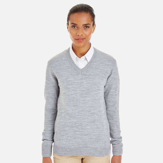 Chandail-ML-Harriton-S_S-M420W-gris-devant-mannequin