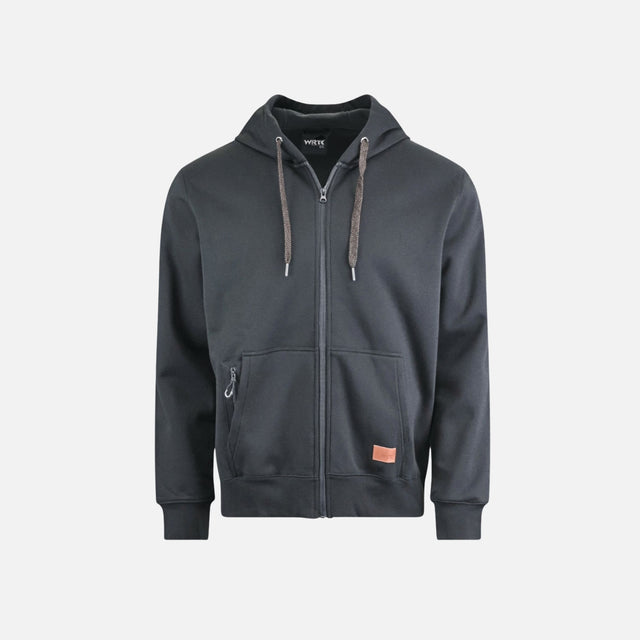 Chandail-à-capuche-zippé-Task-TK1838-noir-devant