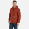 Pull à capuche Carhartt K288 avec logo, tissu confortable, vue de face sur le chandail à capuche pour homme.