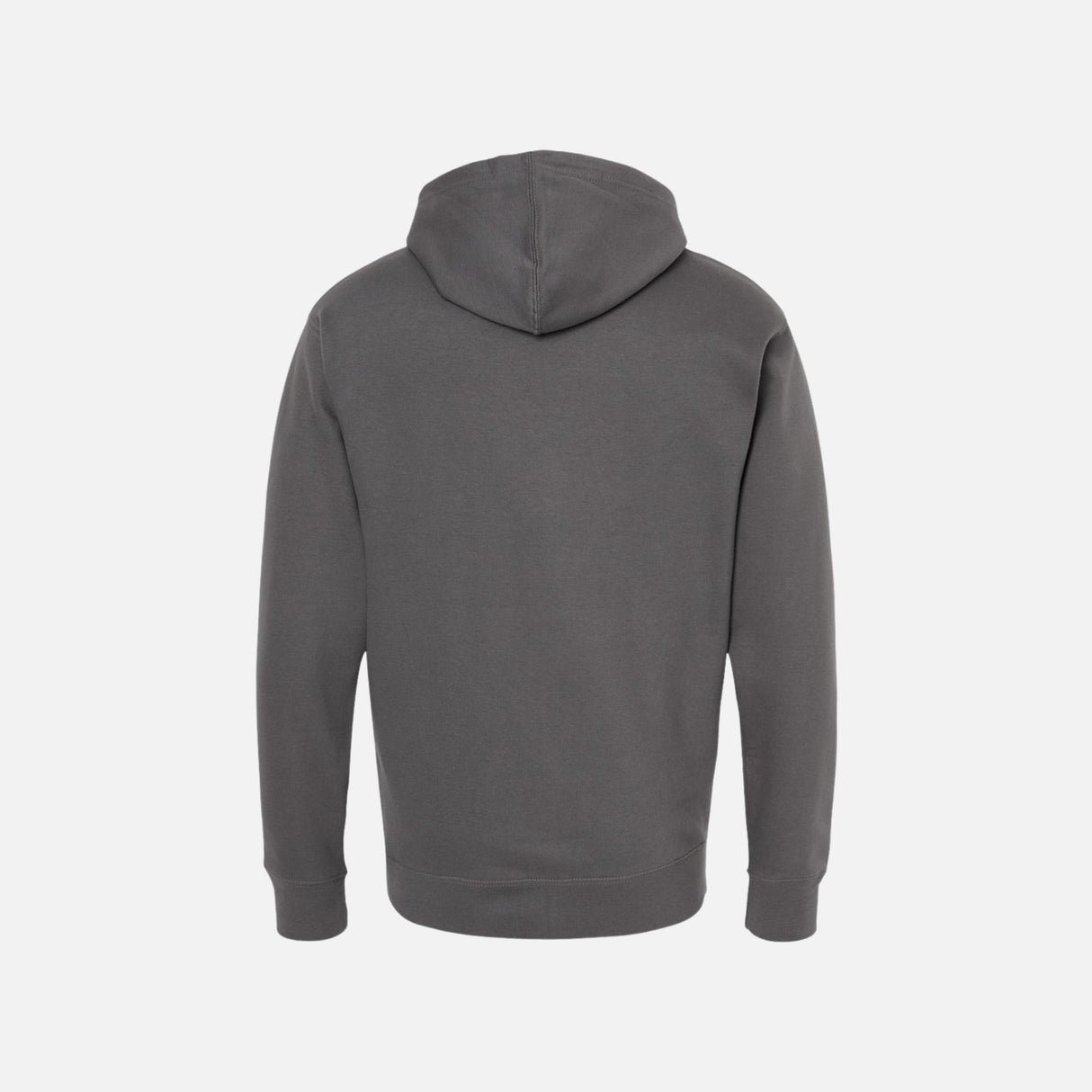Chandail à capuche zippé en molleton gris charbon de la marque Independent Trading Co. pour vêtements corporel.
