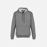 Chandail à capuchon gris chiné pour homme, fabriqué par Biz, doux et résistant, vêtements capuchons corpo.