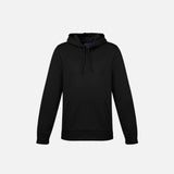 Chandail à capuchon noir Biz, vêtement en tissu doux et résistant, avec capuche confortable et style décontracté.