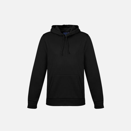 Chandail à capuchon noir Biz, vêtement en tissu doux et résistant, avec capuche confortable et style décontracté.