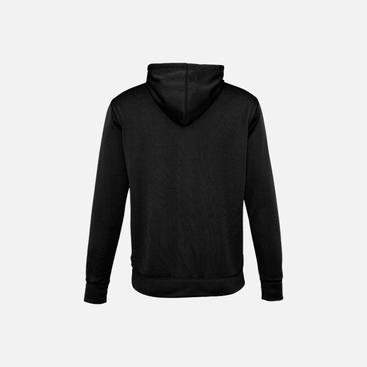 Chandail à capuchon noir Biz, doux et résistant, pour un style décontracté et confortable.