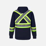 Chandail à capuchon haute visibilité en molleton pour hommes et femmes, Canada Sportswear, couleur marine, vêtements de sécurité
