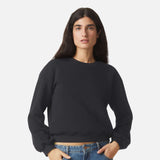 Chandail-col-rond-American-Apparel-RF494-noir-devant-mannequin