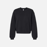 Chandail-col-rond-American-Apparel-RF494-noir-devant