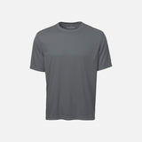 T-shirt à manches courtes ATC Pro Team en coton gris charbon, vêtement de sport pour équipe, vue de face.