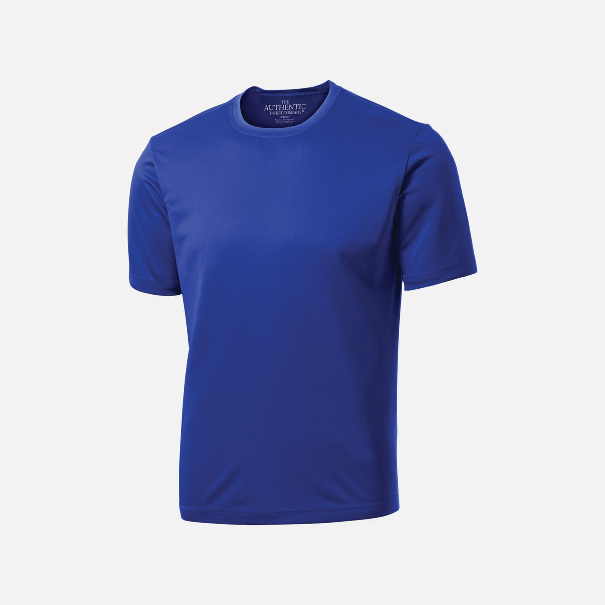T-shirt à manches courtes ATC Pro Team, vêtement corporel en bleu royal avec logo blanc, porté sur mannequin.