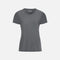 T-shirt à manches courtes pour femme ATC Pro Team, tissu charbon, style sportif et confortable, porté par un mannequin.