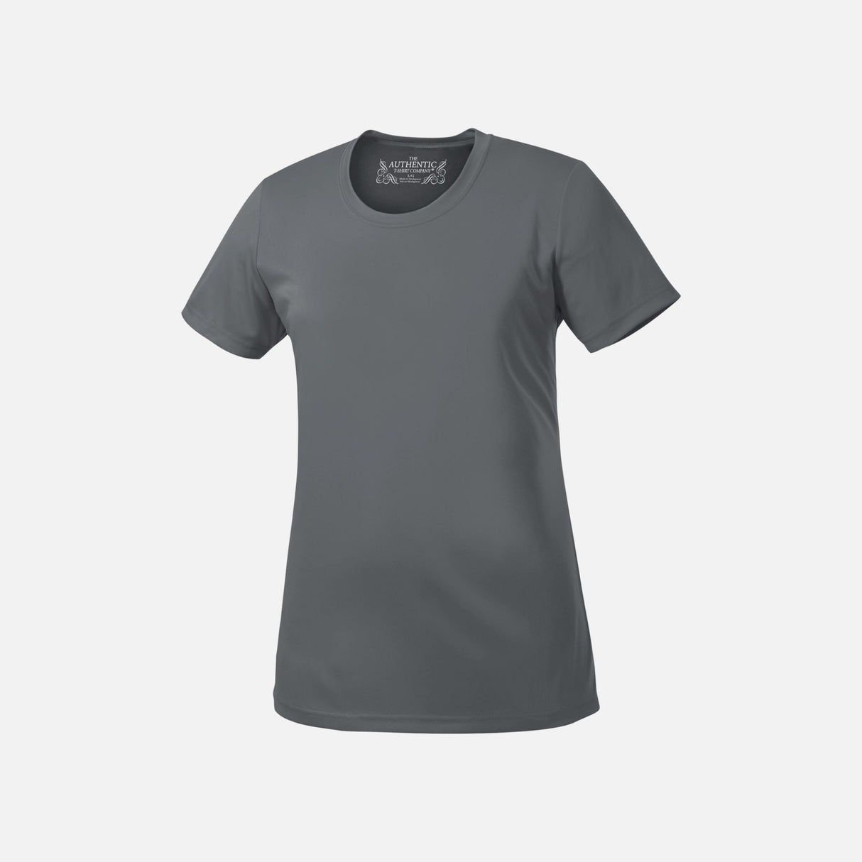 T-shirt à manches courtes pour femme ATC Pro Team en coton gris charbon, vêtement de sport confortable et moderne.