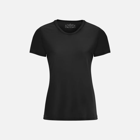 T-shirt à manches courtes pour femme ATC Pro Team, noir, en tissu confortable, idéal pour le sport ou la détente.