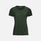 T-shirt à manches courtes ATC Pro Team pour femme, vert forêt, élégant et confortable, en tissu léger.